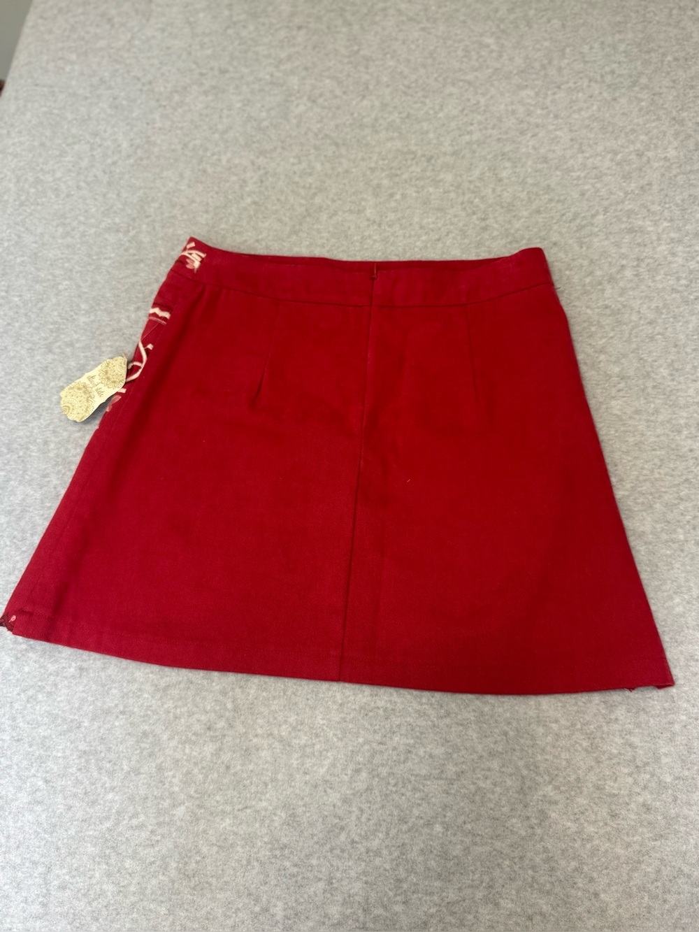 NWT Alter’d StateWomen Embroidered Boho Western Folk Festival Red Skirt Large - Picture 2 of 14